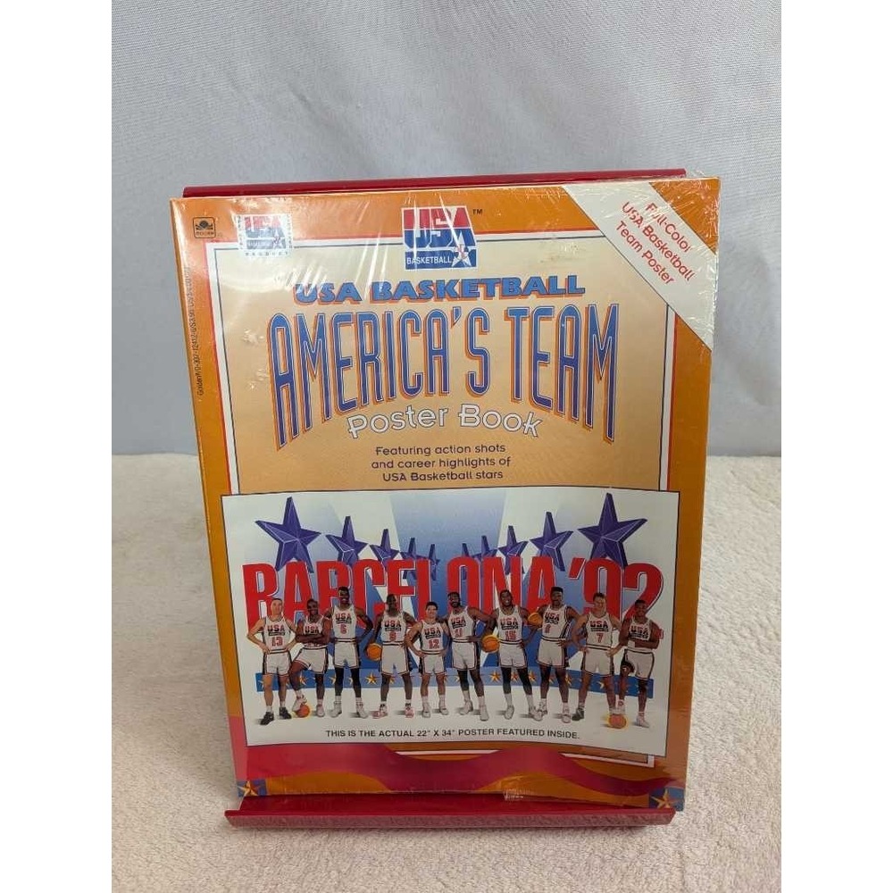 USA Basketball America's‎ Team Poster Book Barcelona '92 Featuring Stars